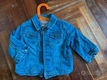 Giacca Jeans neonato bimbo 12 mesi 74cm come nuovo