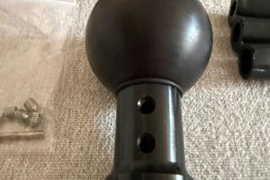 Pomello per cambio manuale auto con testa in legno