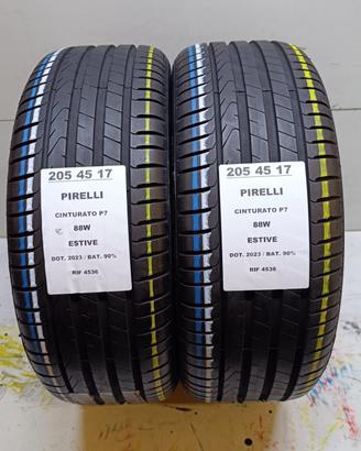 2 GOMME 205 45 17 PIRELLI RIF4536