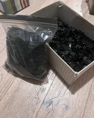 Lotto pezzi lego neri