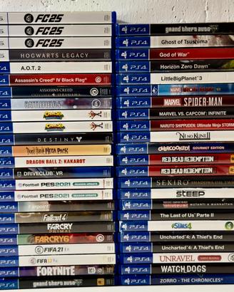 Giochi videogiochi PS4 e PS5 a partire da 3€