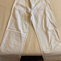 Pantaloni Bianchi Cotone