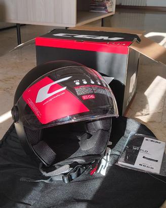 Casco demi-jet CGM modello 167A Nero Opaco