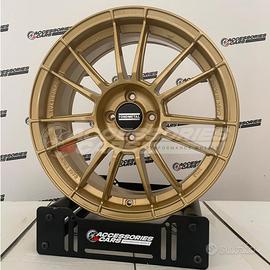 Set 4 cerchi in lega 17 FONDMETAL 9RR Gold ABARTH