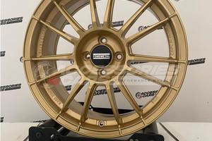 Set 4 cerchi in lega 17 FONDMETAL 9RR Gold ABARTH