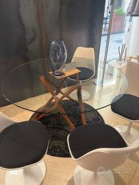 Tavolo Porada Circe - Noce canaletta SCONTO 30%