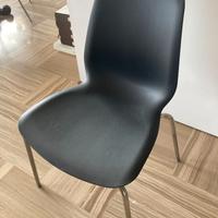 sedie antracite sagomate ikea