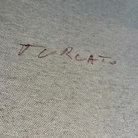 Giulio Turcato Acropoli 60x80 Cm Del 1971