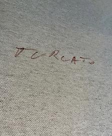 Giulio Turcato Acropoli 60x80 Cm Del 1971