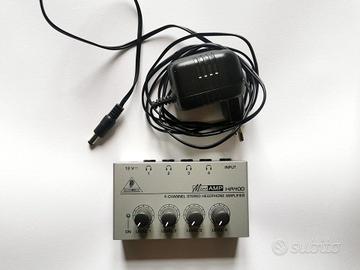 AMPLIFICATORE PER CUFFIE 4 CANALI - BEHRINGER HA4 - Audio/Video In