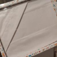 Lenzuolino misura lettino ricamabile 