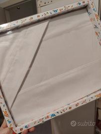 Lenzuolino misura lettino ricamabile 