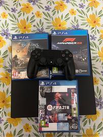 PS4 Pro + manette + 3 giochi
