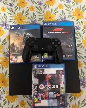 PS4 Pro + manette + 3 giochi