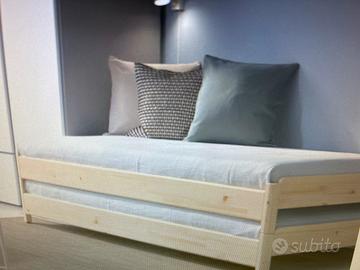 2 letti utaker ikea + 1 materasso agotnes