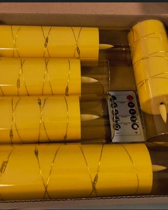 Candele LED Avorio con Luci 