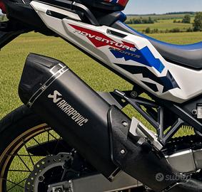 silenziatore  akrapovic per Africa Twin 1100