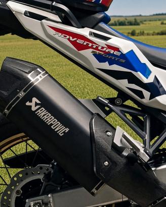 silenziatore  akrapovic per Africa Twin 1100