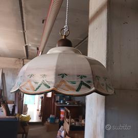 lampadario ceramica 