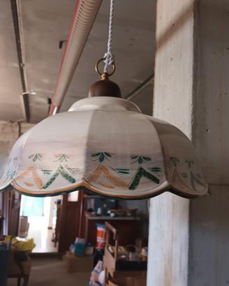 lampadario ceramica 