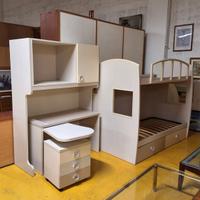 LETTO A CASTELLO CON SCALETTA E PASSERELLA