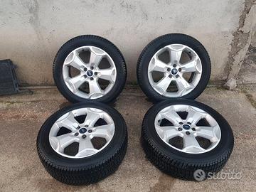 4 RUOTE CERCHI IN LEGA 18" COMPLETE FORD KUGA 200