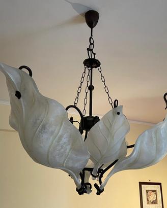 Lampadario 3 luci BELLART mod ORIONE a mano