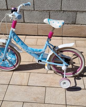 bicicletta bambina tema Frozen 