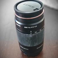 obiettivo sony a 75 300 tele 