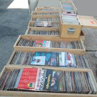 LOTTO 3000 DISCHI 45 GIRI VINILI ITALIANI STRANIER