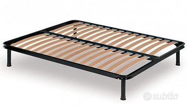 Rete matrimoniale a doghe in legno