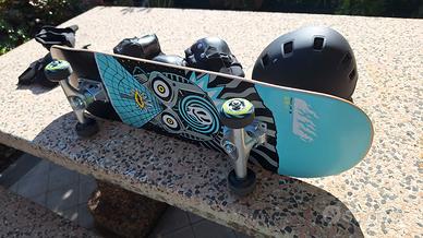 skateboard con protezioni ttg.S