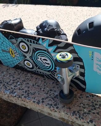skateboard con protezioni ttg.S