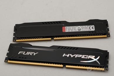 RAM 8GB (2x4GB) Kingston HyperX Fury DDR3 1600MHz