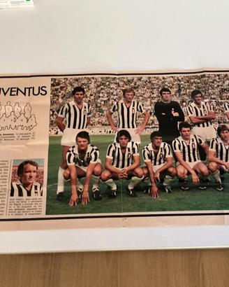Poster vintage JUVENTUS stagione 1975-76