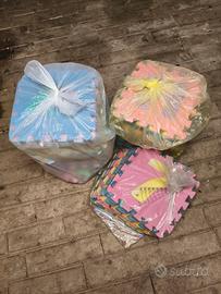 tappeto a quadrotti morbido ad incastro 