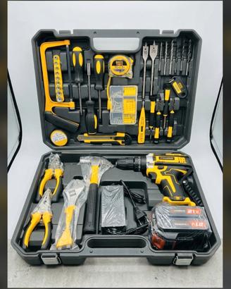 Valigetta set attrezzi completo con trapano