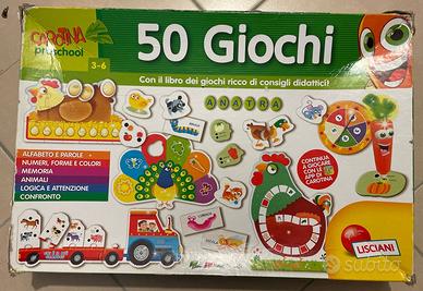 50 giochi carotina preschool Lisciani