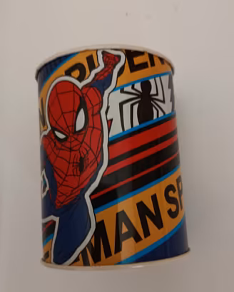 Salvadanaio e borsa Spiderman 