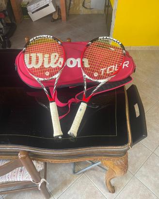 Racchette Wilson 99s, borsone wilson tour