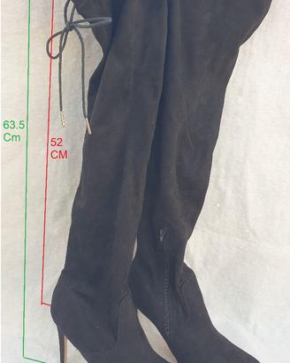 stivali just fab tacco alto nero 42