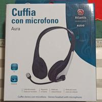 CUFFIA CON MICROFONO 