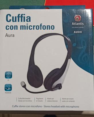 CUFFIA CON MICROFONO 