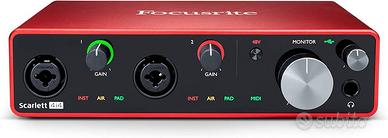 Focusrite Scarlett 4i4 3rd gen (scheda audio)