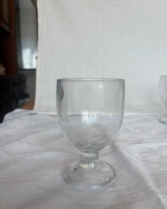 6 Calici Vintage in Stile Osteria / Bistro