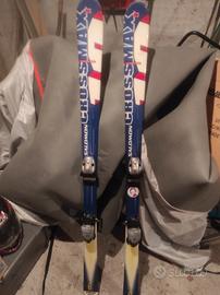 sci crossmax salomon con attacchi