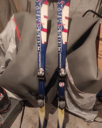 sci crossmax salomon con attacchi