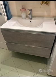 Mobile bagno e specchio led