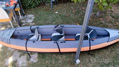 kayak gonfiabile tre posti