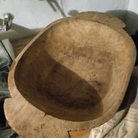 Scultura in legno antica-ciotola
